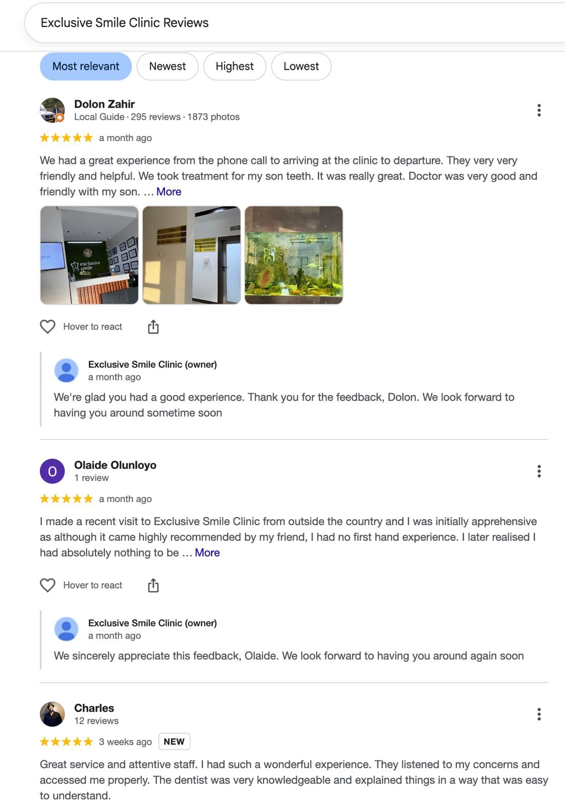 Google review 1